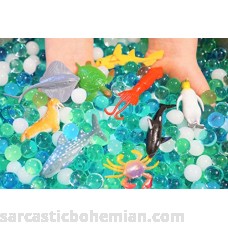 SENSORY4U Dew Drops Water Beads Ocean Explorers Tactile Sensory Kit 24 Sea Animal Creatures Included Great Fine Motor Skills Toy for Kids B01MZ6SYH6